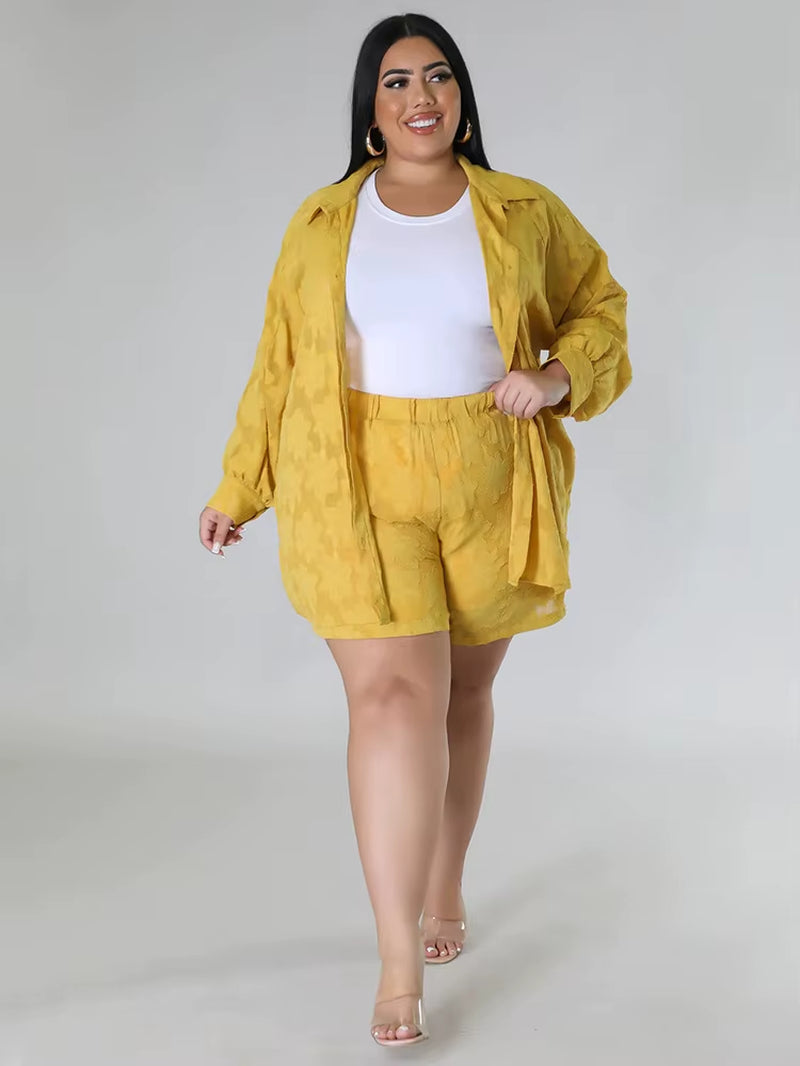 Two Piece Sets Matching Sets Loose Shirts Top Shorts Tracksuit