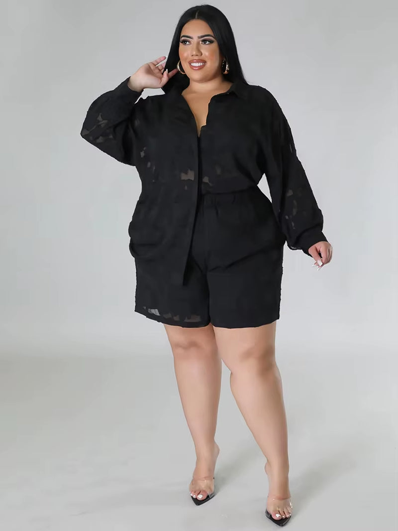 Two Piece Sets Matching Sets Loose Shirts Top Shorts Tracksuit