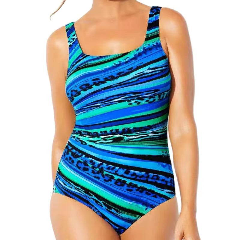 Plus Size Closed Swimwear Bathing Suit Pool