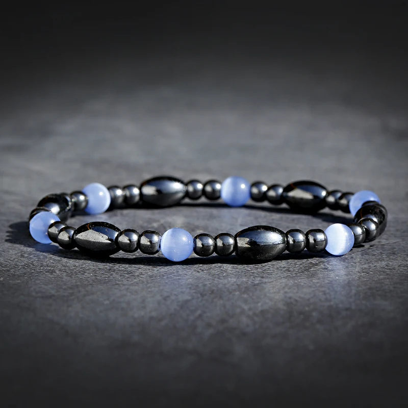 Sleep Soundly Bracelet for Women - Magnetic Health Care Cat Eye Stone  for Better Sleep 