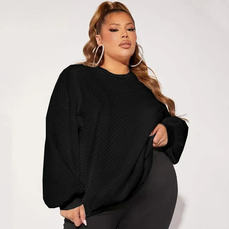 Plus Size Winter Casual Sweatshirts  5XL 6XL 7XL 8XL