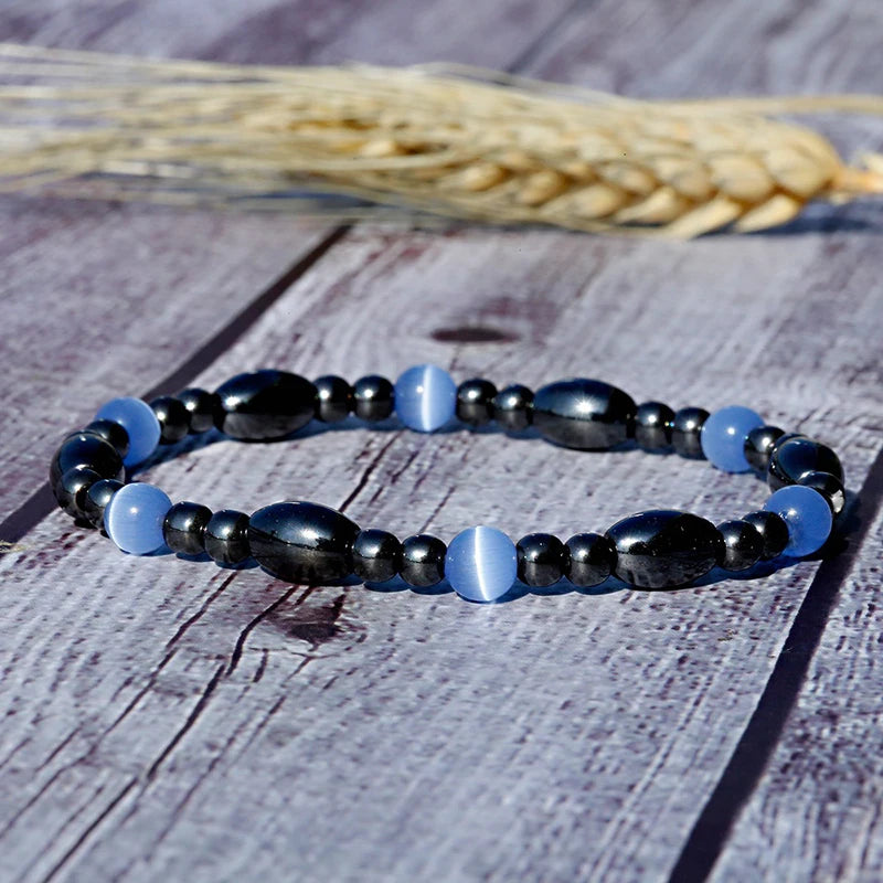 Sleep Soundly Bracelet for Women - Magnetic Health Care Cat Eye Stone  for Better Sleep 