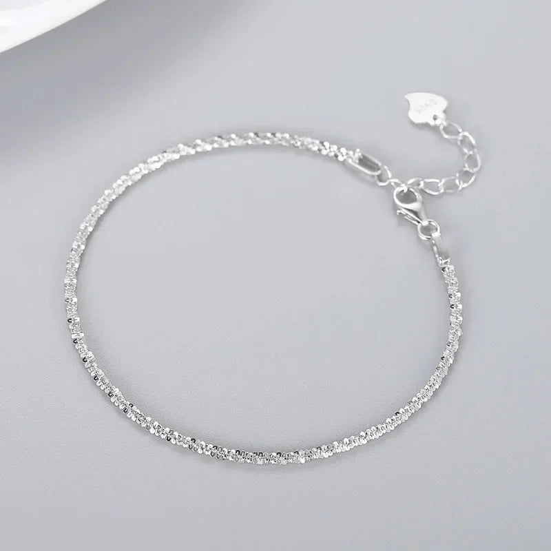Silver Blue Pearl Bracelet - Luxury Charm Bracelets 