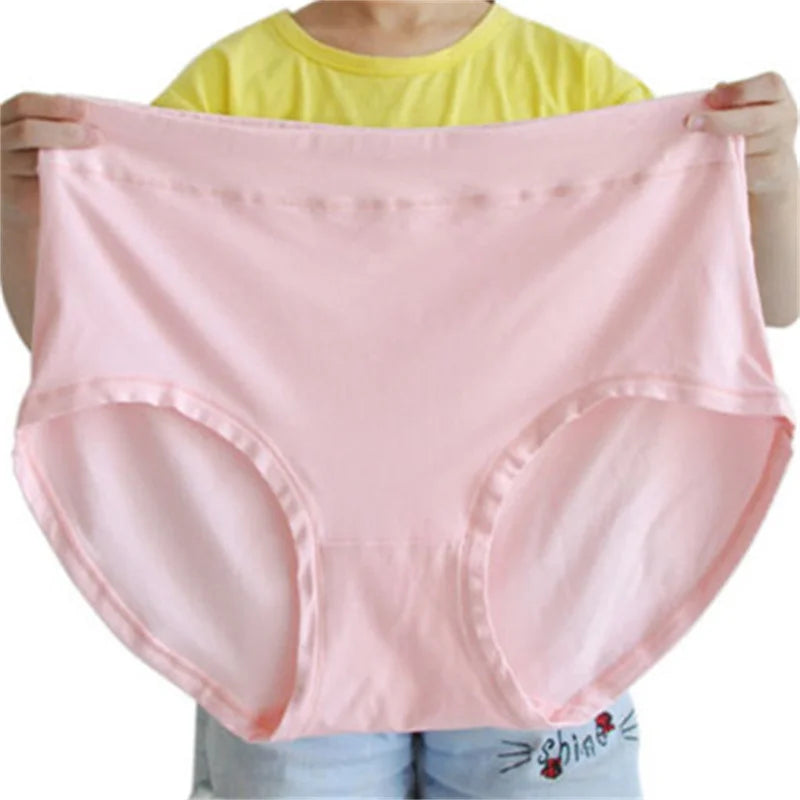 Plus Size Milk Silk Panties | Soft, Breathable, Extra Large Comfort Fit (Up to 150kg)