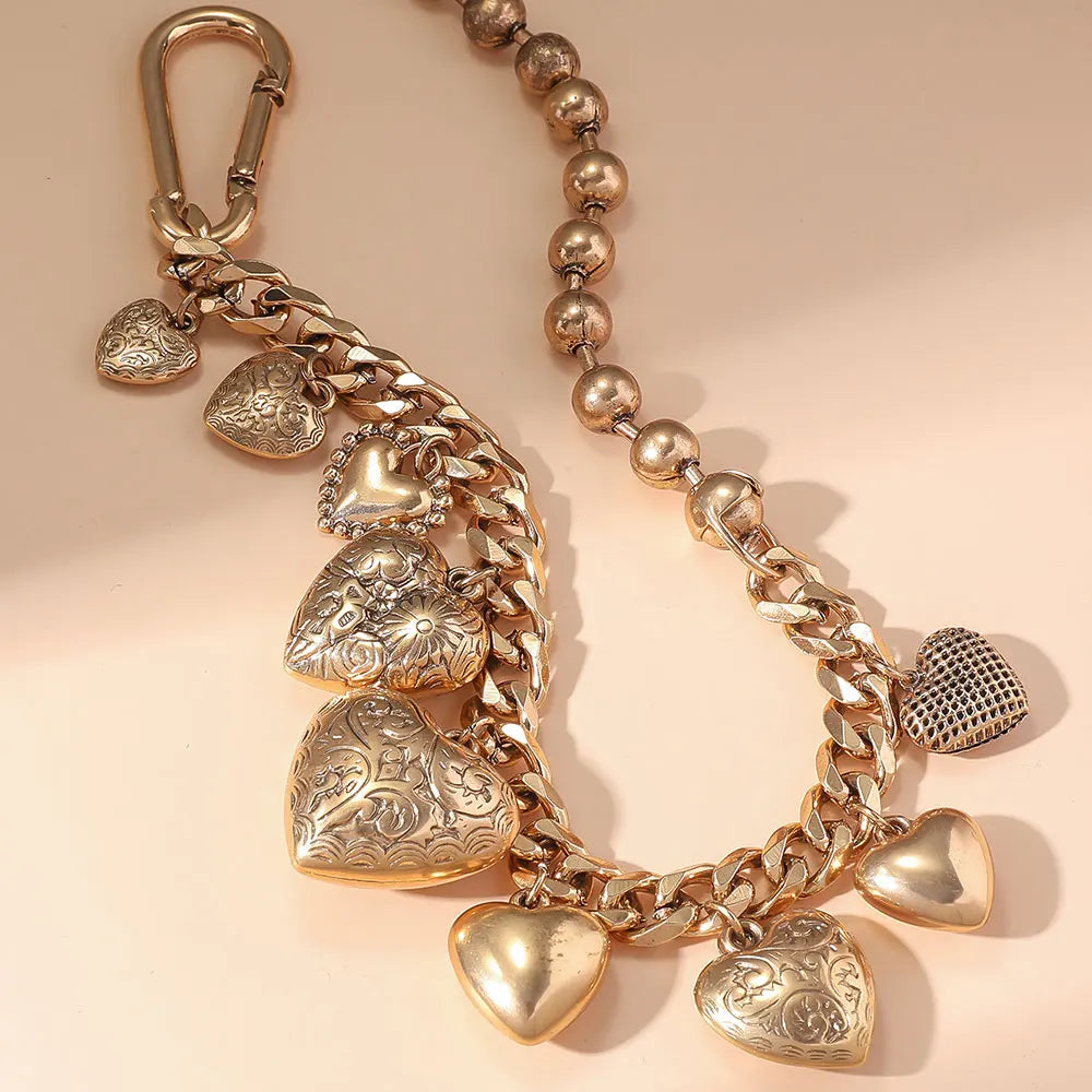  Retro Gold Color Cuban Chains Chokers for Women