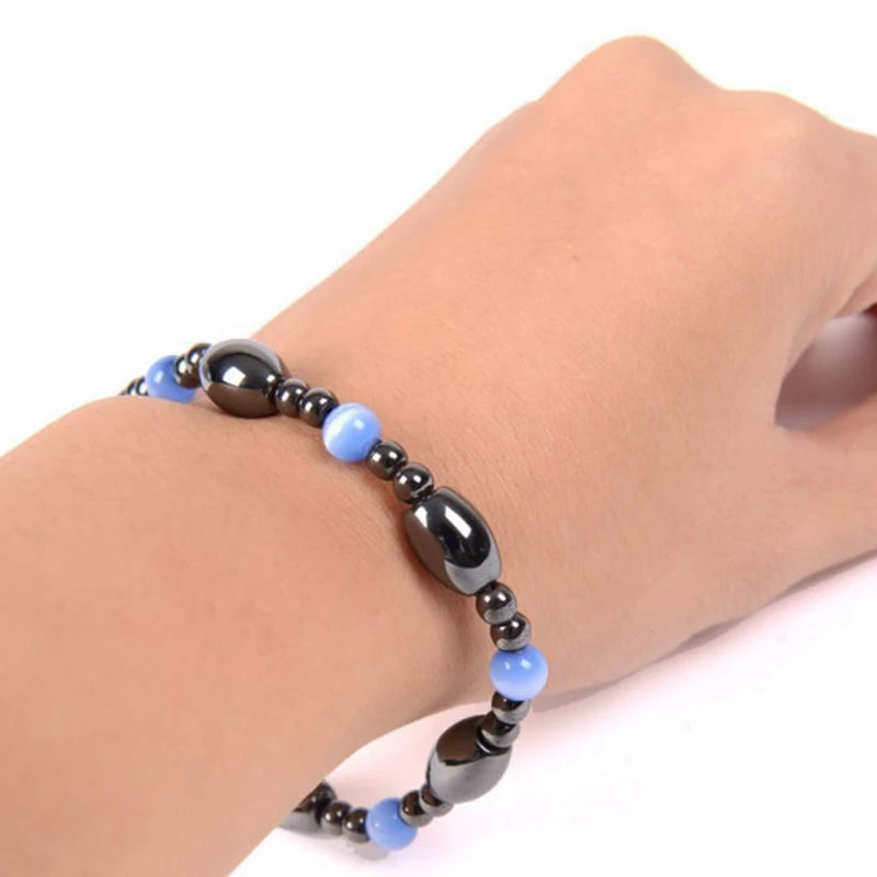 Sleep Soundly Bracelet for Women - Magnetic Health Care Cat Eye Stone  for Better Sleep 