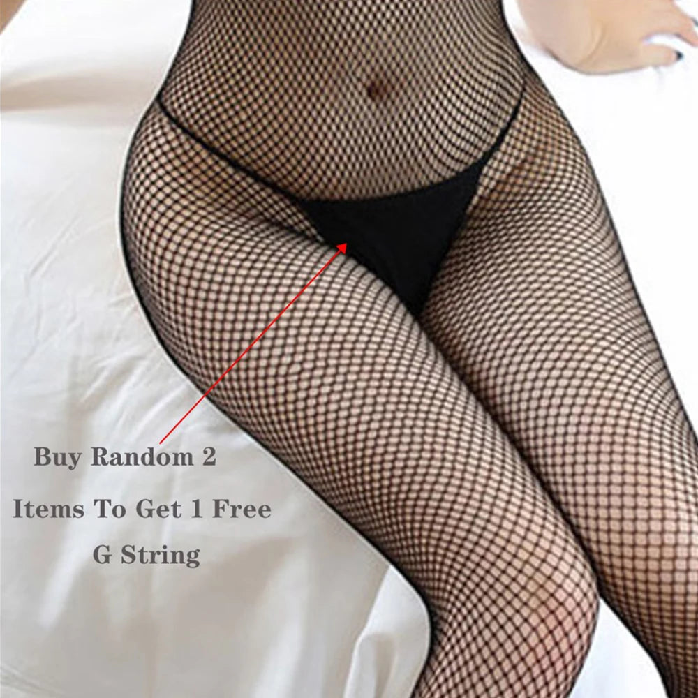 Women Sexy Fishnet Bodycon Clubwear Hot Transparent Dress Underwear Erotic