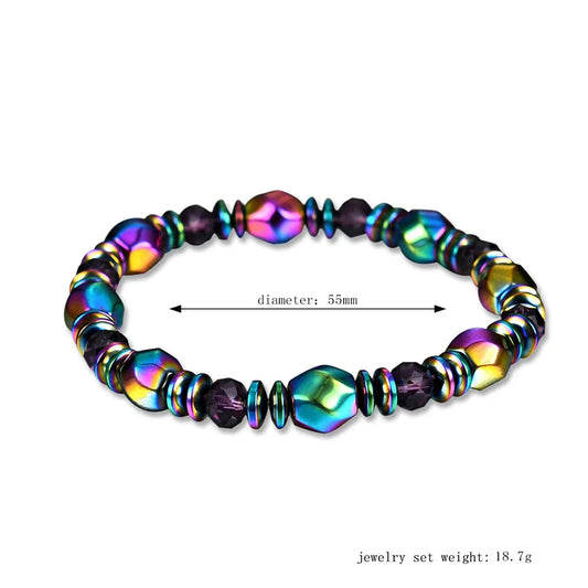 Obsidian Magnet Bracelet - Static Electricity to Help Sleep | Anti-Fatigue