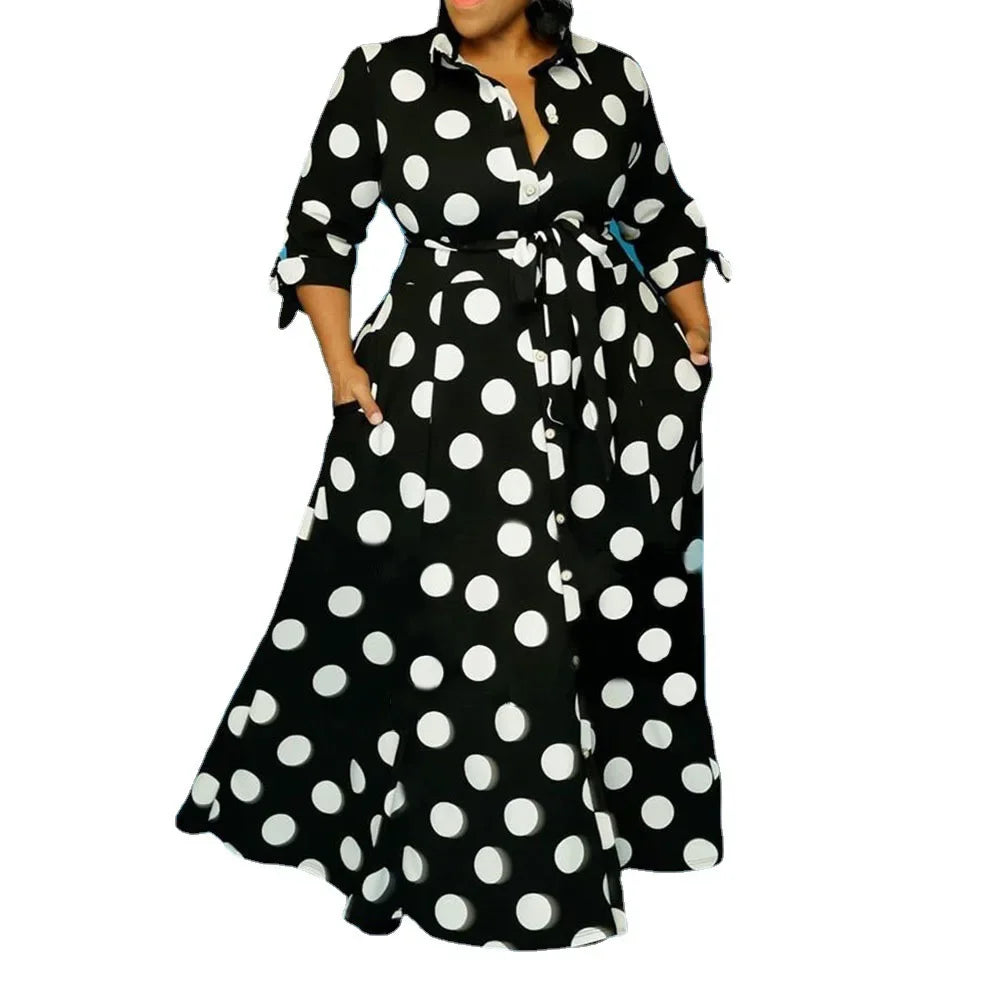 Pockets Slashes Maxi Dress 