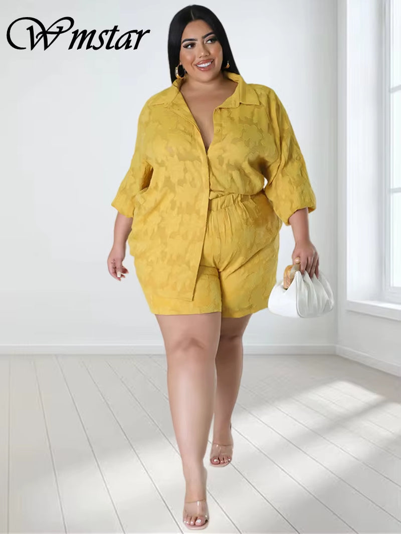 Two Piece Sets Matching Sets Loose Shirts Top Shorts Tracksuit